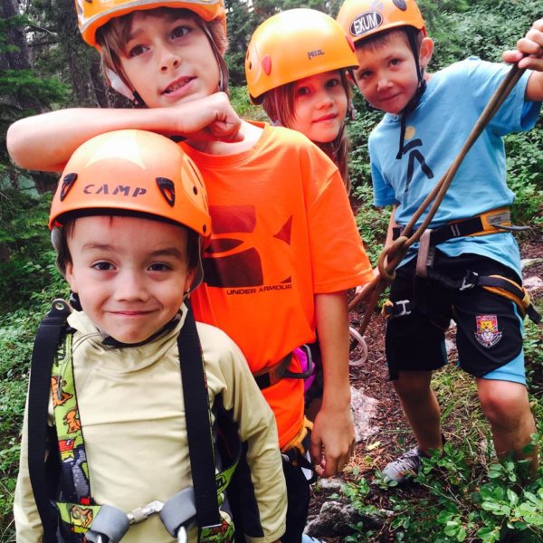 Alex, Max, Izzy and Nico enjoy a day of climbing and shenanigans in the Tetons!